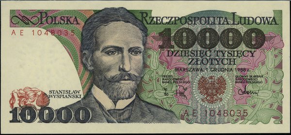 10.000 złotych, 1.12.1988