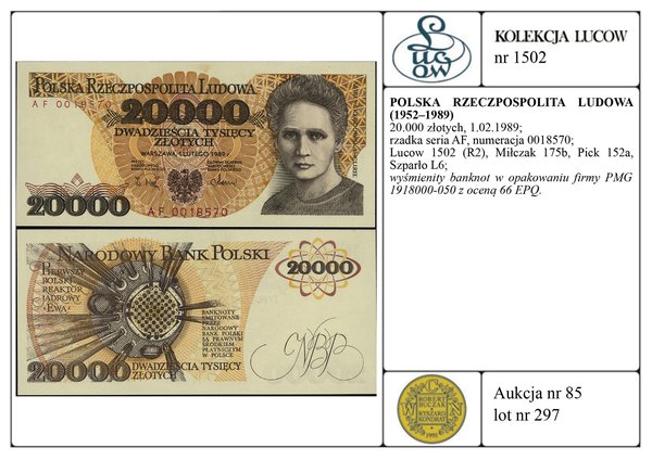 20.000 złotych, 1.02.1989