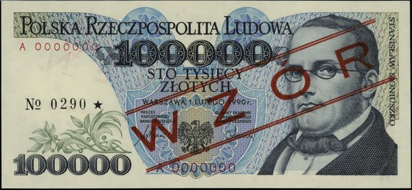 100.000 złotych, 1.02.1990