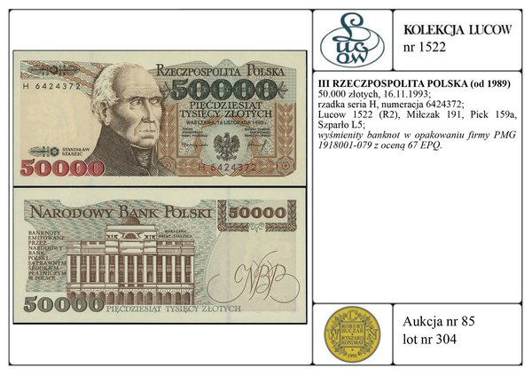 50.000 złotych, 16.11.1993