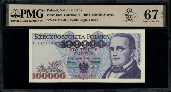 100.000 złotych, 16.11.1993