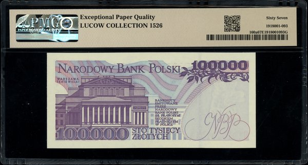 100.000 złotych, 16.11.1993