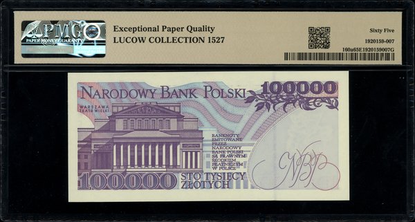 100.000 złotych, 16.11.1993