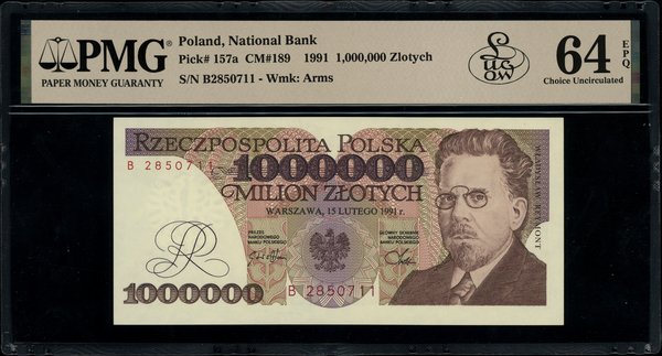 1.000.000 złotych, 15.02.1991