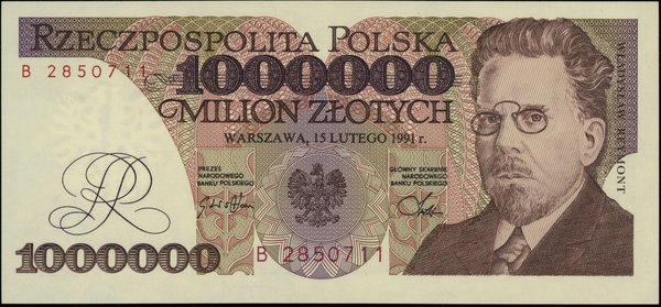 1.000.000 złotych, 15.02.1991