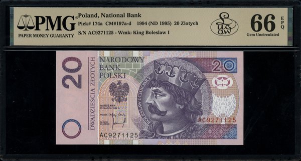 20 złotych, 25.03.1994