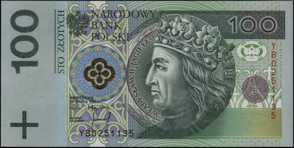 100 złotych, 25.03.1994