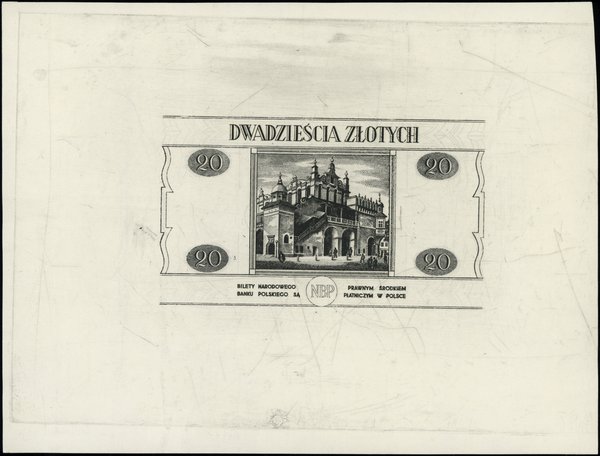 20 złotych, bez daty (1957)