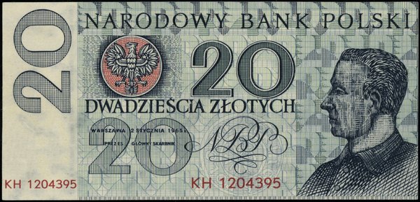 20 złotych, 2.01.1965