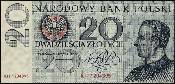 20 złotych, 2.01.1965