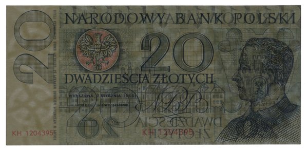 20 złotych, 2.01.1965