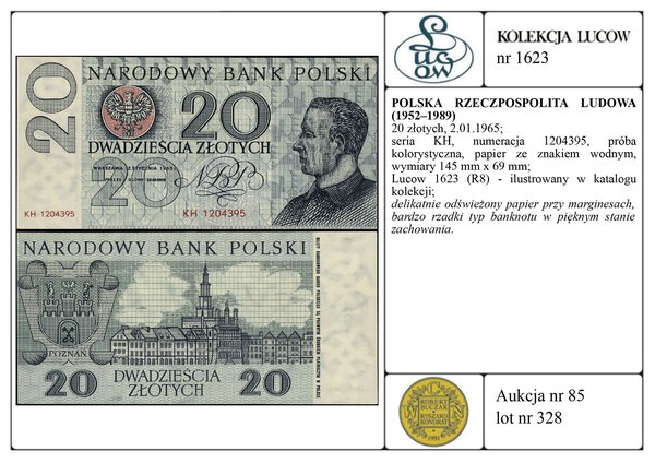 20 złotych, 2.01.1965