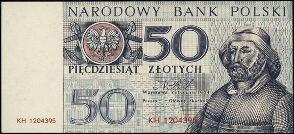 50 złotych, 2.01.1964