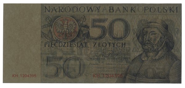 50 złotych, 2.01.1964