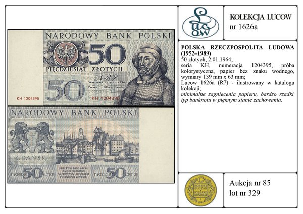 50 złotych, 2.01.1964