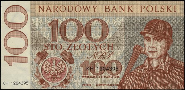 100 złotych, 2.01.1965