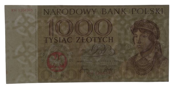 1.000 złotych, 2.01.1965