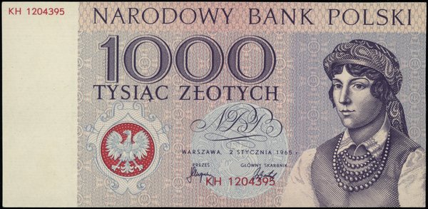 1.000 złotych, 2.01.1965