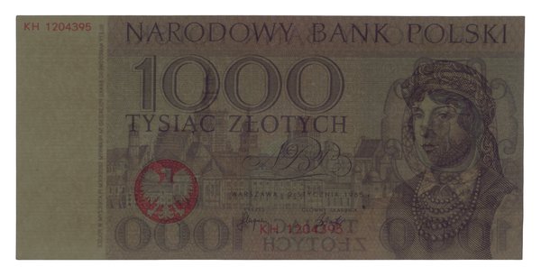 1.000 złotych, 2.01.1965