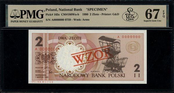 2 złote, 1.03.1990