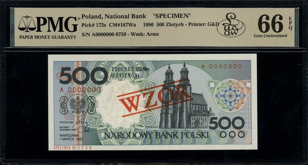 500 złotych, 1.03.1990