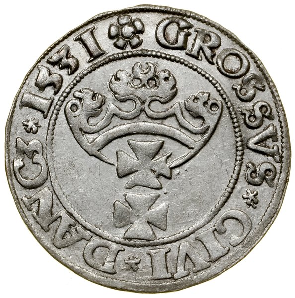 Grosz, 1531, Gdańsk