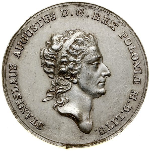 Talar próbny, 1771, Warszawa; Aw: Głowa króla w 