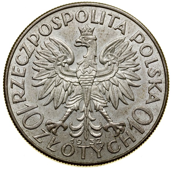 10 złotych, 1932, Londyn