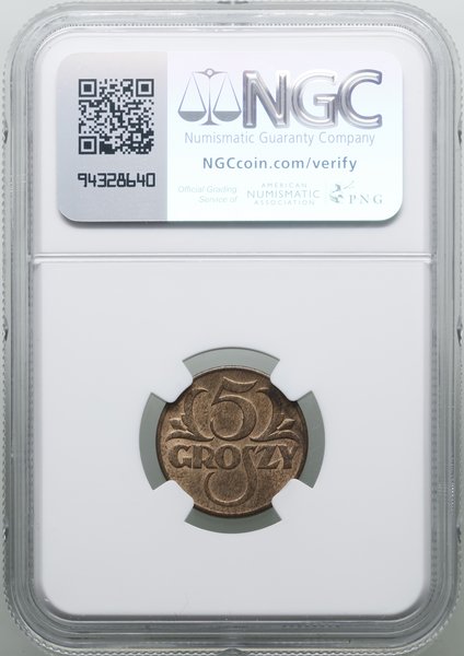 5 groszy, 1934, Warszawa