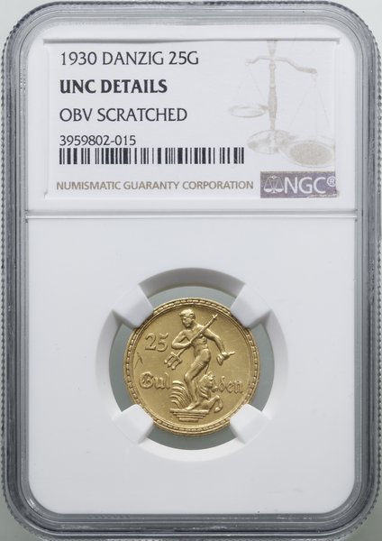 25 guldenów, 1930, Berlin; Posąg Neptuna; CNG 52