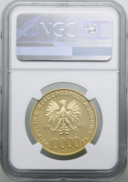 10.000 złotych, 1989, Warszawa; Jan Paweł II – p