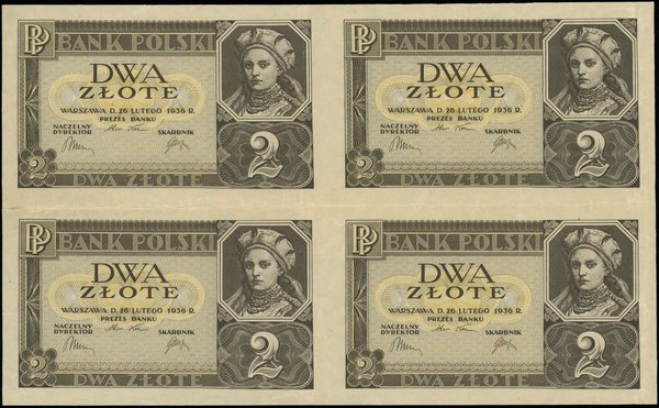 4 x 2 złote, 26.02.1936