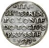 Trojak, 1539, Elbląg; ELBI w legendzie awersu; Białk.-Szw. 264, CNCE 213 (R4), Iger E.39.1.a (R2),..