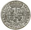 Ort, 1756 EC, Lipsk; typ portretowy z małą głową władcy, brosza zapony owalna, gładka, pola koron ..