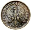 2 złote, 1925, Londyn; popiersie kobiety z kłosa