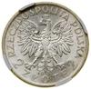 2 złote, 1933, Warszawa; Głowa kobiety w czepcu;