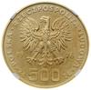 500 złotych, 1976, Warszawa; Tadeusz Kościuszko (1746–1817) z wypukłym napisem PRÓBA na rewersie; ..