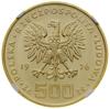 500 złotych, 1976, Warszawa; Kazimierz Pułaski (1747–1779); Fr. 118, Parchimowicz 321; złoto próby..