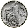 5 złotych, 1958, Warszawa; Rybak, odmiana z wąsk