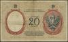 20 złotych, 15.07.1924; II emisja A, numeracja 1