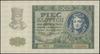 5 złotych, 1.03.1940; seria C, numeracja 0000000