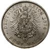 5 marek, 1874 D, Monachium; AKS 194, Jaeger 42; nakład 84.960 sztuk, niewielkie uszkodzenia obrzeż..