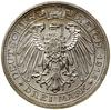 3 marki, 1915 A, Berlin; wybite na 100. rocznicę przyłączenia hrabstwa Mansfeld do Prus / Segen de..