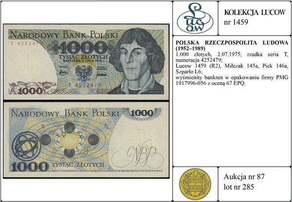 1.000 złotych, 2.07.1975