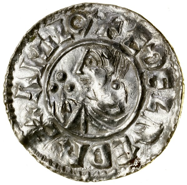Denar typu Crux, (991–997), Lincoln, mincerz Gife