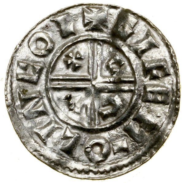 Denar typu Crux, (991–997), Lincoln, mincerz Gife