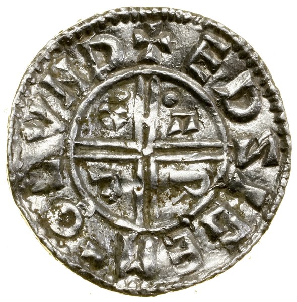 Denar typu Crux, (991–997), Londyn, mincerz Eadsige