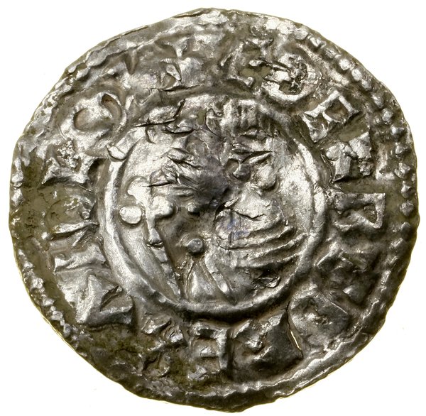 Denar typu Crux, (991–997), Londyn, mincerz Goldwine