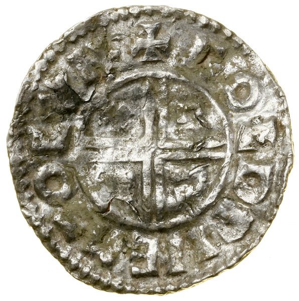 Denar typu Crux, (991–997), Londyn, mincerz Goldwine