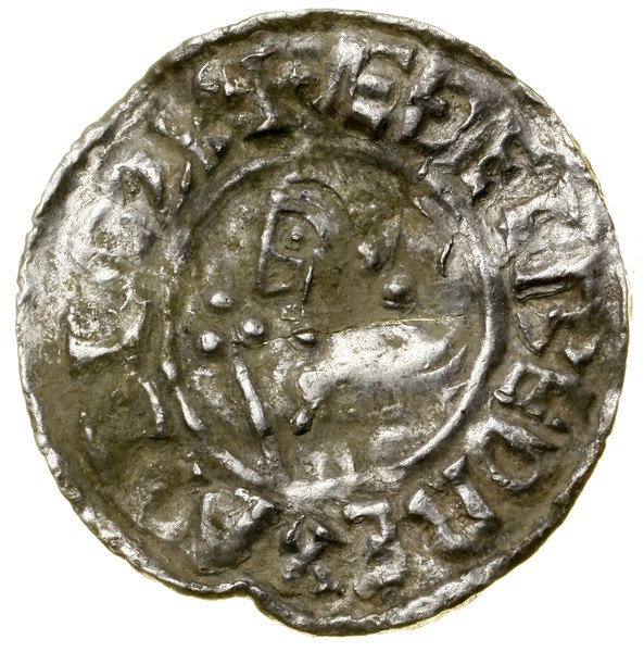 Denar typu Crux, (991–997), Londyn, mincerz Goldwine